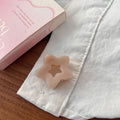Minimalist Solid Color Hollow Star Hair Clip 8AS6HCP390L