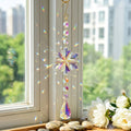 Christmas Snowflake Crystal Suncatcher Wind Chime 6H7HLS142