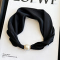 Elegant Magnetic Pearl Chain Necklace Scarf MK2BLW6W6NSI79