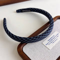 Vintage Plaid Print No-Slip Headband 6W6HBD405