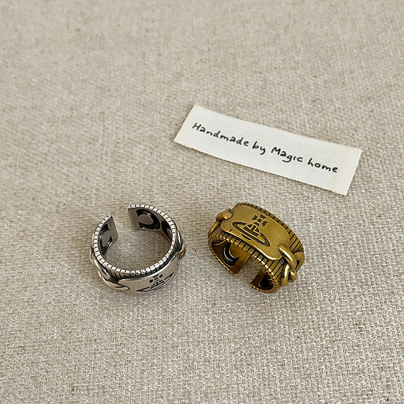 Vintage Punk Saturn Ring - DippedShop Wholesale - #3091