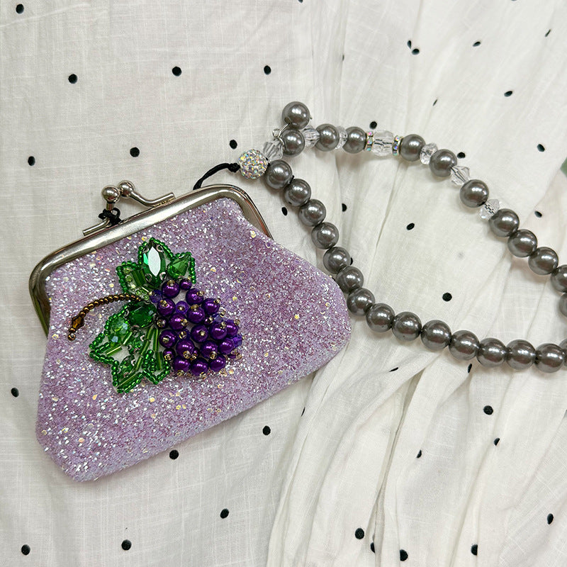 Glitter Flower Coin Purse - DippedShop Wholesale - #5475