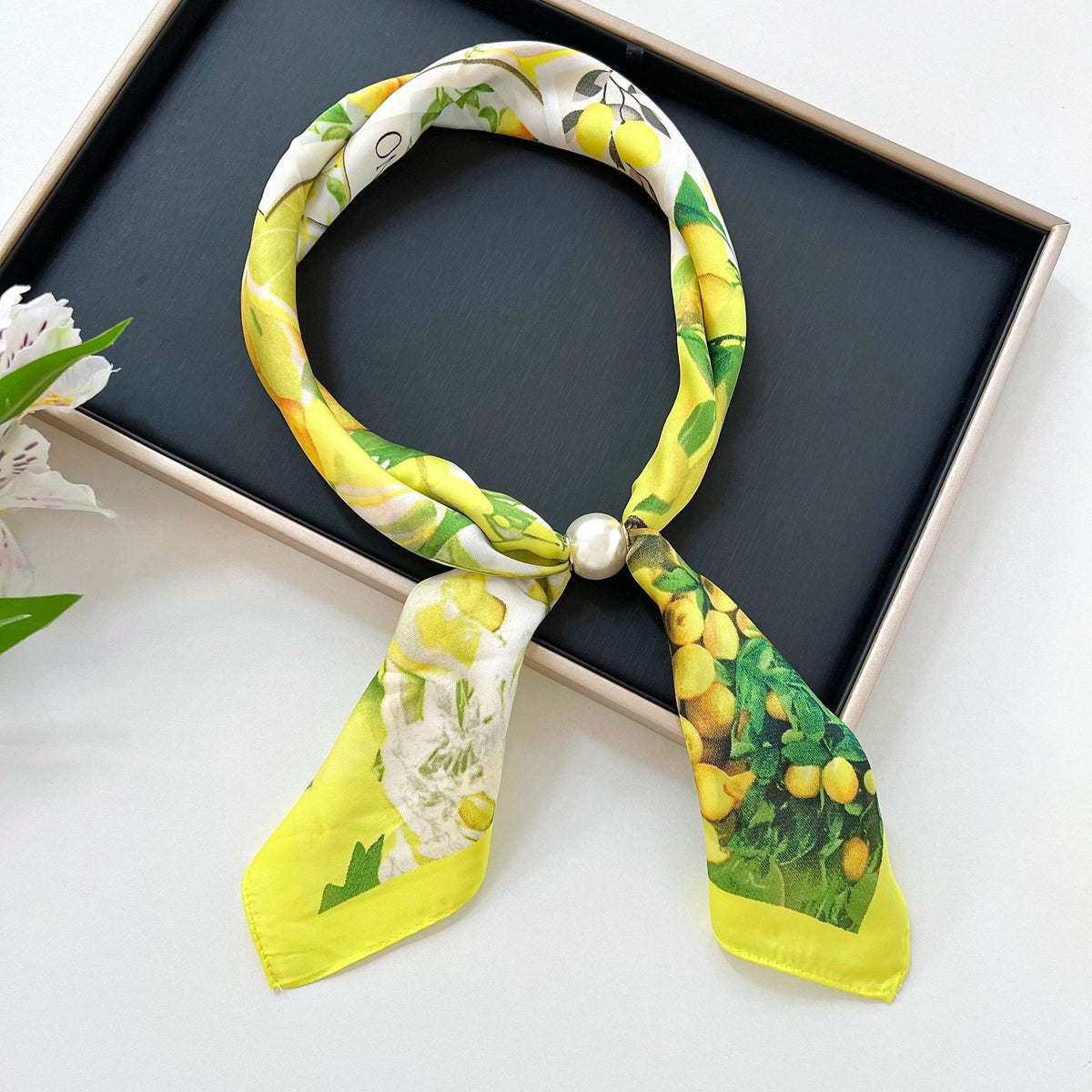 Polka Dot Silk Scarf - DippedShop Wholesale - #3043