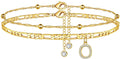Trendy Initial Letter Gold Pla - DippedShop Wholesale - #3683