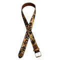 Retro Rhinestone Star Rivet Leather Cowgirl Belt 6W6JBT136