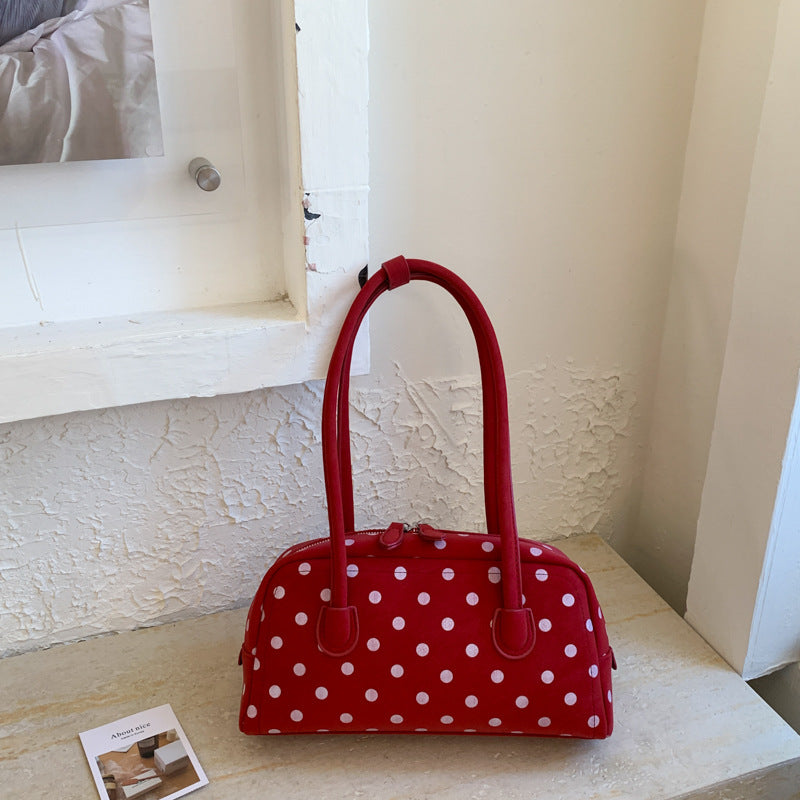 Cute Polka Dots Handbag Shoulder Bag 6W10BBG1898