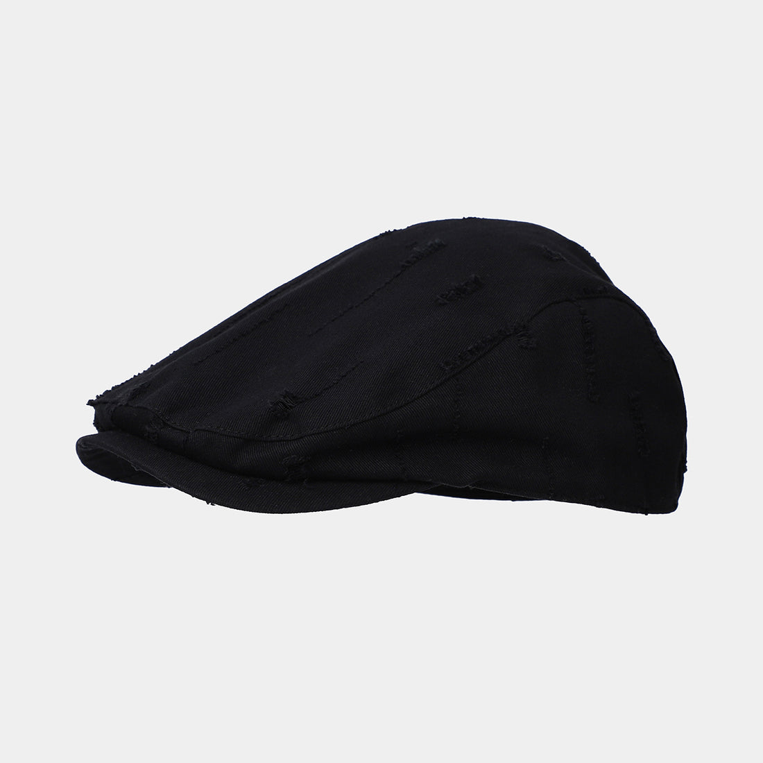 Casual Distressed Solid Color Newsboy Cap 8BK6HAT195L