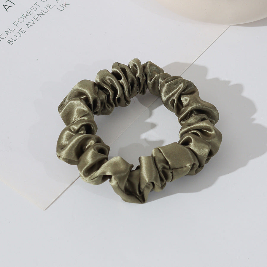 Simple Solid Color Ruffled Hair Scrunchies 6W6HSR332