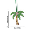 Creative Handmade Beads Coconut Tree Bag Charm 6W10BBC796