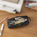 Minimalist Large Capacity PU Pencil Case with Handle 6S10BOB1055