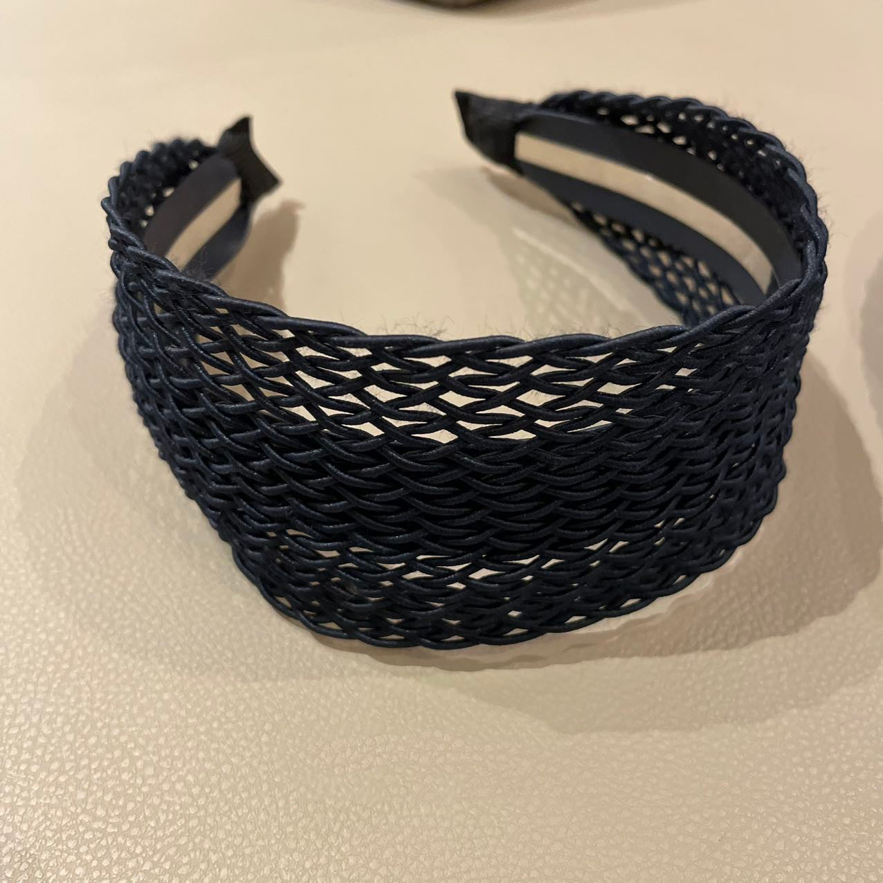 Minimalist Hand Woven Hollow Wide Headband MK2SPM6W6HBD25