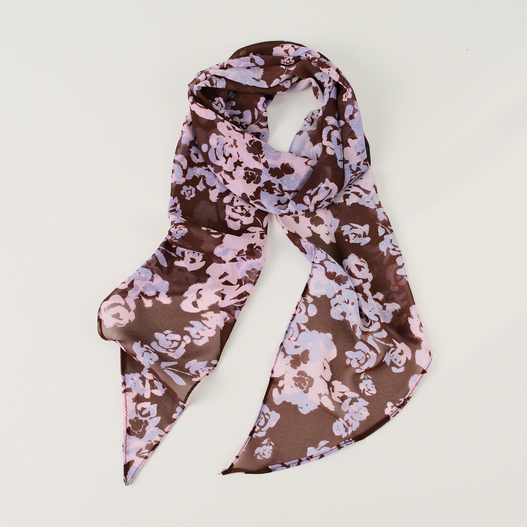 Chic Color Block Polka Dots Silk Scarf 6W6NSI253