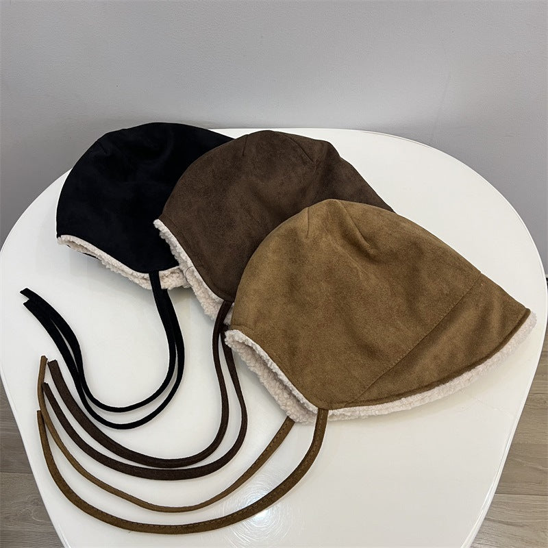 Faux Suede Trapper Hat - DippedShop Wholesale - #8387