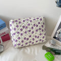 Floral  Quilted Storage Cosmetic Bag 6C5CO72