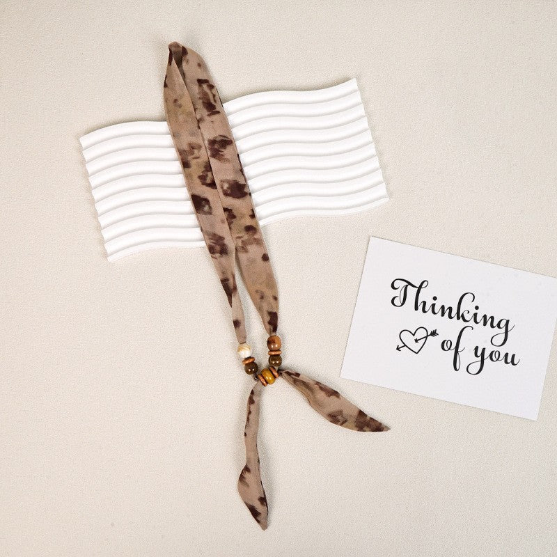 Polka Dot Silk Scarf - DippedShop Wholesale - #4499