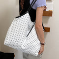 Contrast Striped Shoulder Bag - DippedShop Wholesale - #8979
