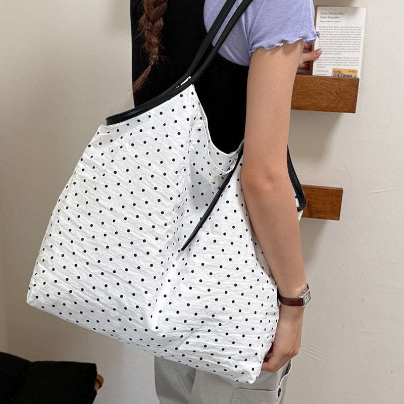 Contrast Striped Shoulder Bag - DippedShop Wholesale - #8979