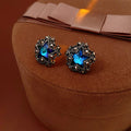 Luxury Star Rhinestone Crystal Stud Earrings 6W6JER715