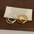 Large Circle Hoop Earrings - DippedShop Wholesale - #5875