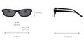 Vintage Square Frame Polarized Sunglasses MK2PPIM6W6GSG215