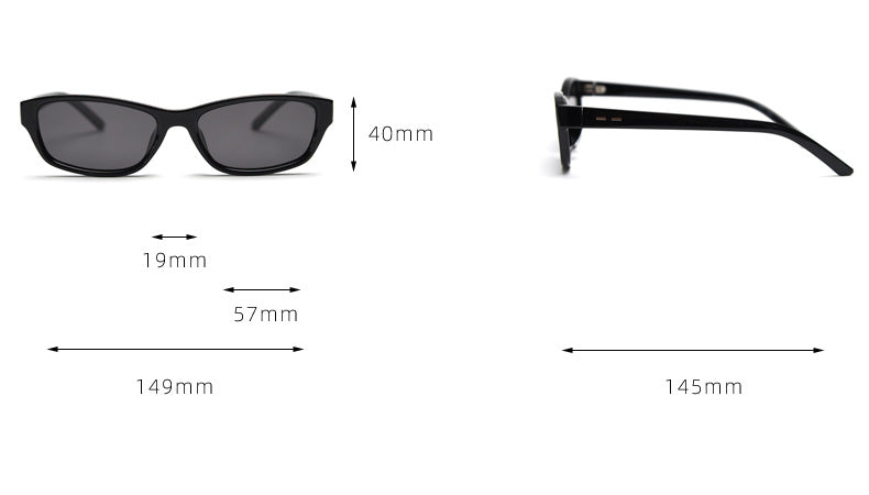 Vintage Square Frame Polarized Sunglasses MK2PPIM6W6GSG215