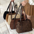Trendy Leopard Print Large Capacity Underarm Bag 6W10BBG2509