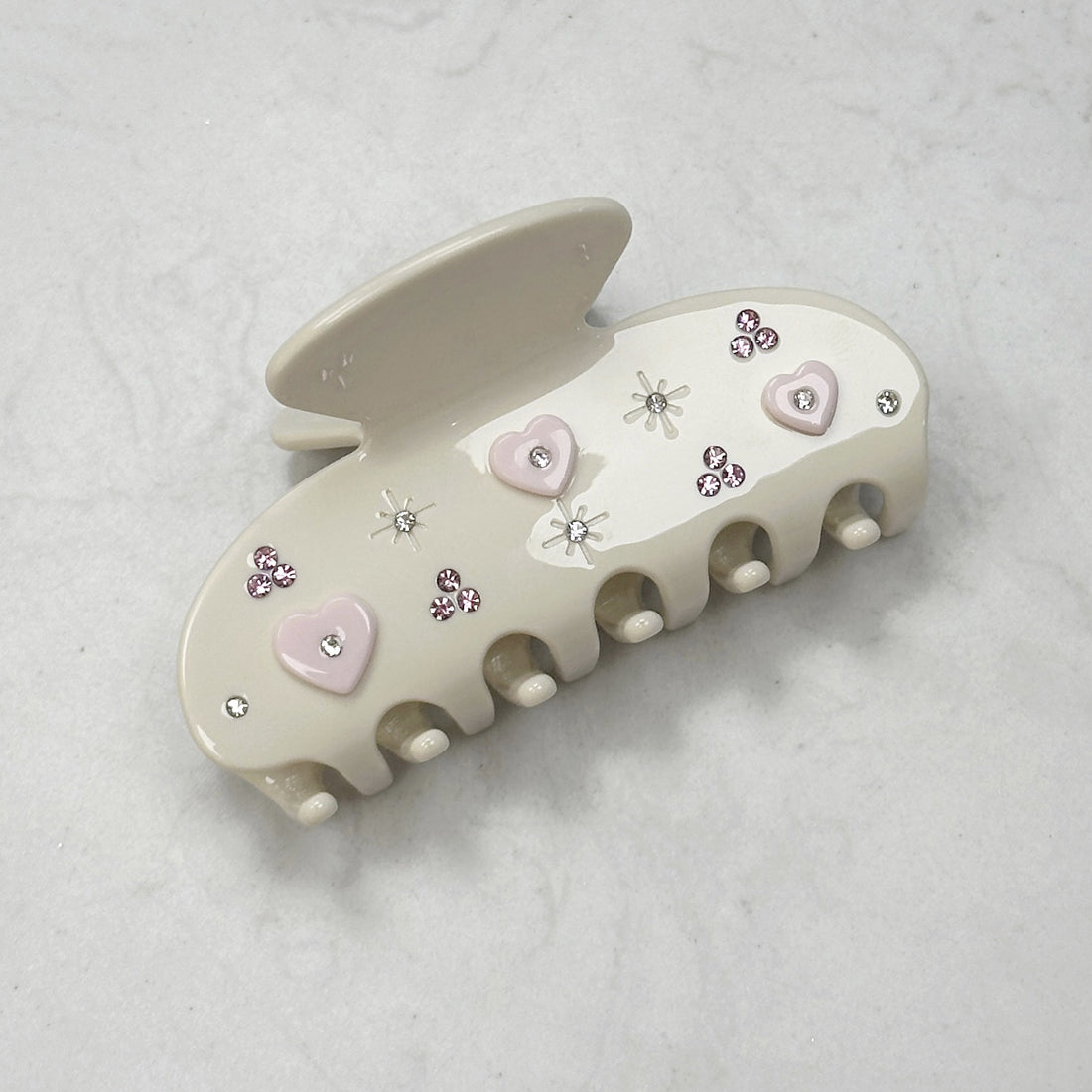 Cute Love Heart Rhinestones Ac - DippedShop Wholesale - #6419
