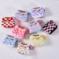 Cute Crochet Color Block Mini Coin Earbud Case 6S10BWB112