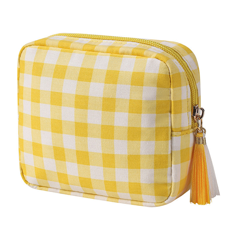 Fresh Color Block Plaid Drawstring - DippedShop Wholesale - #4947
