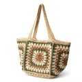Boho Crochet Tote Bag - DippedShop Wholesale - #8083