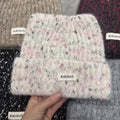 Sweet Cat Ear Color Contrast Knit Beanie 6W6HAT715