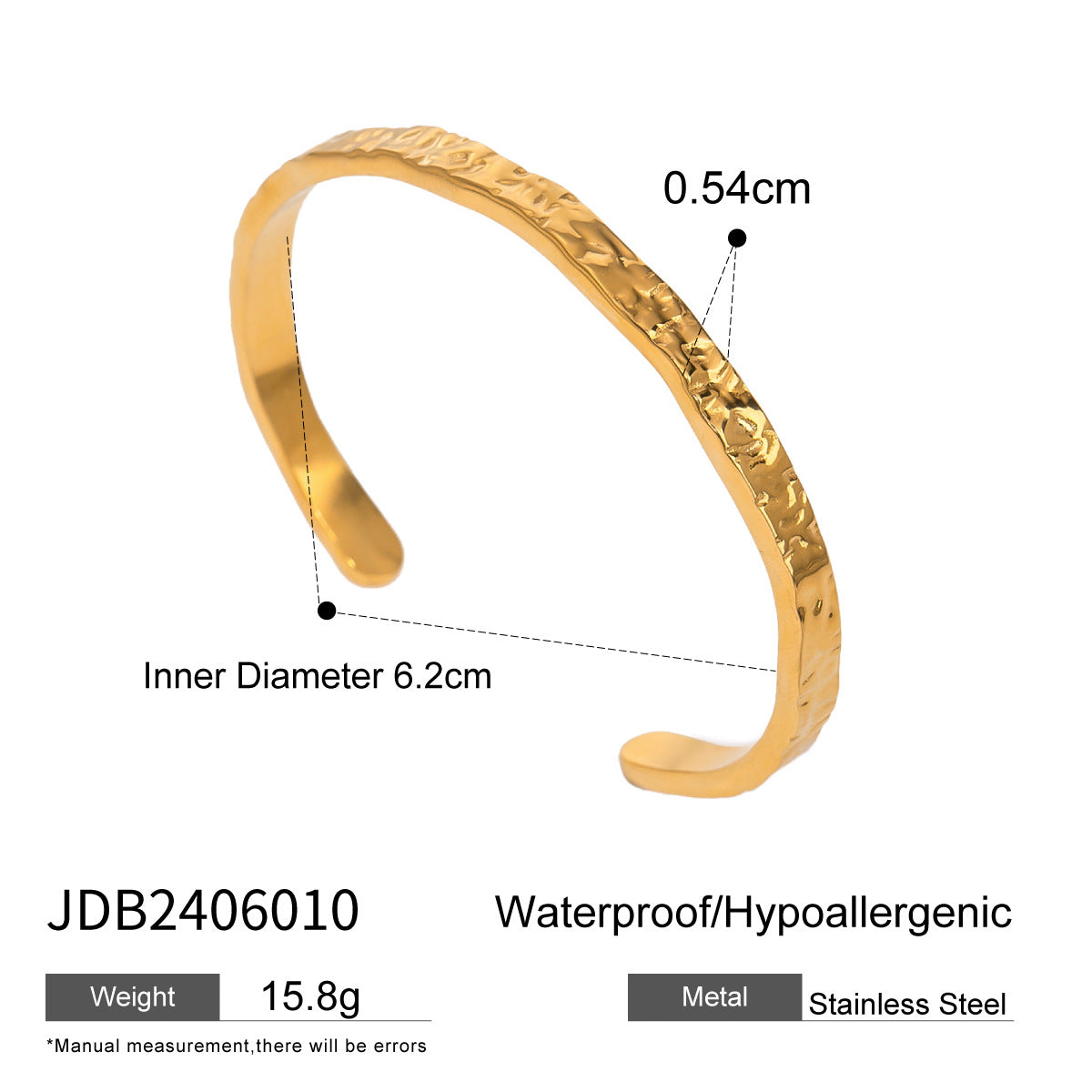 Minimalist Gold Plated Chain Bracelets 6W6JBR485