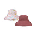 Casual Reversible Floral Print Wide Brim Bucket Hat 8BK6HAT163T