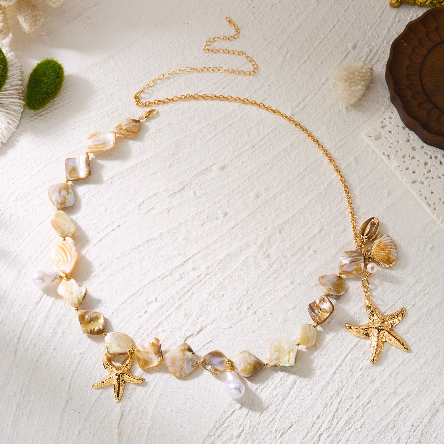 Sexy Shell Starfish Charm Adjustable Waist Chain 8ZA6JBC93T