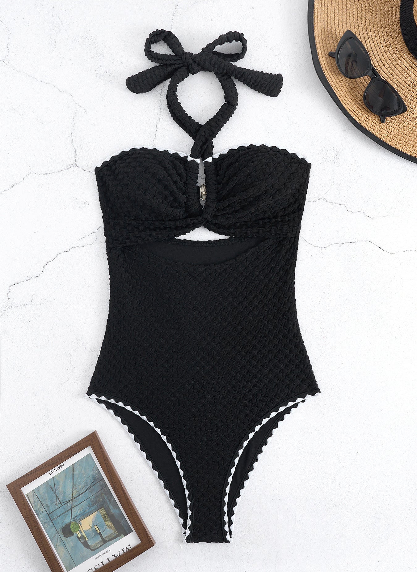 Sexy Criss Cross Swimsuit - DippedShop Wholesale - #5859