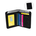 Minimalist Solid Color Multi Slot Card Holder Wallet 6S10BWB86