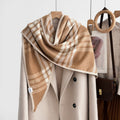 Plaid Triangle Scarf Wrap - DippedShop Wholesale - #6259