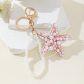 Trendy Solid Color Rhinestones Starfish Bag Charm 6W10BBC753