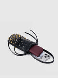 Fashion Metal Studded Bucket Bag Handbag 6W10BBG1385