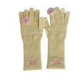 3D Flower Knit Gloves - DippedShop Wholesale - #6787