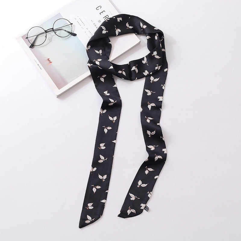 Retro Leopard Print Silk Scarf 6W6NSI218