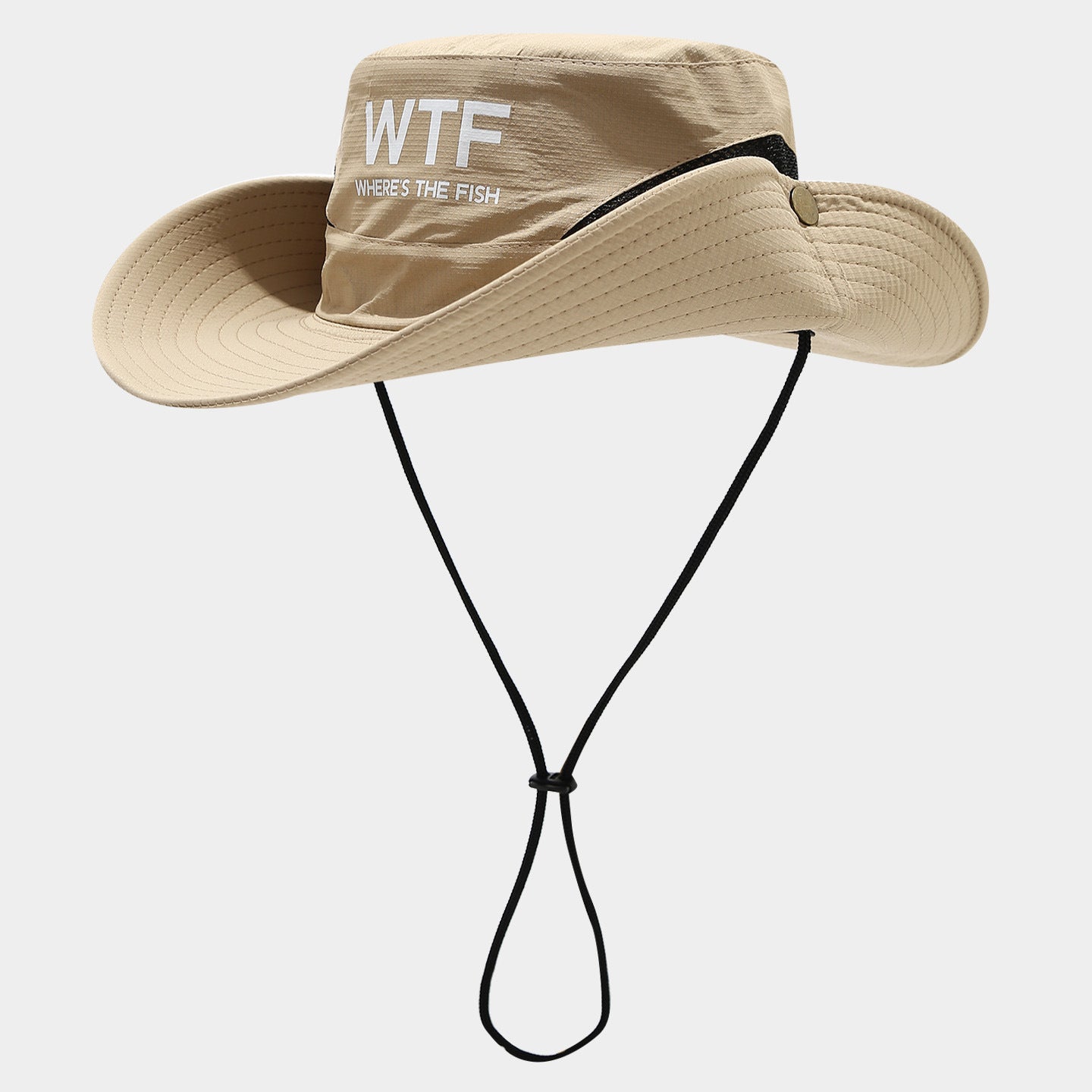 Trendy Letter Print Breatheable Safari Boonie Hat 8BK6HAT177L