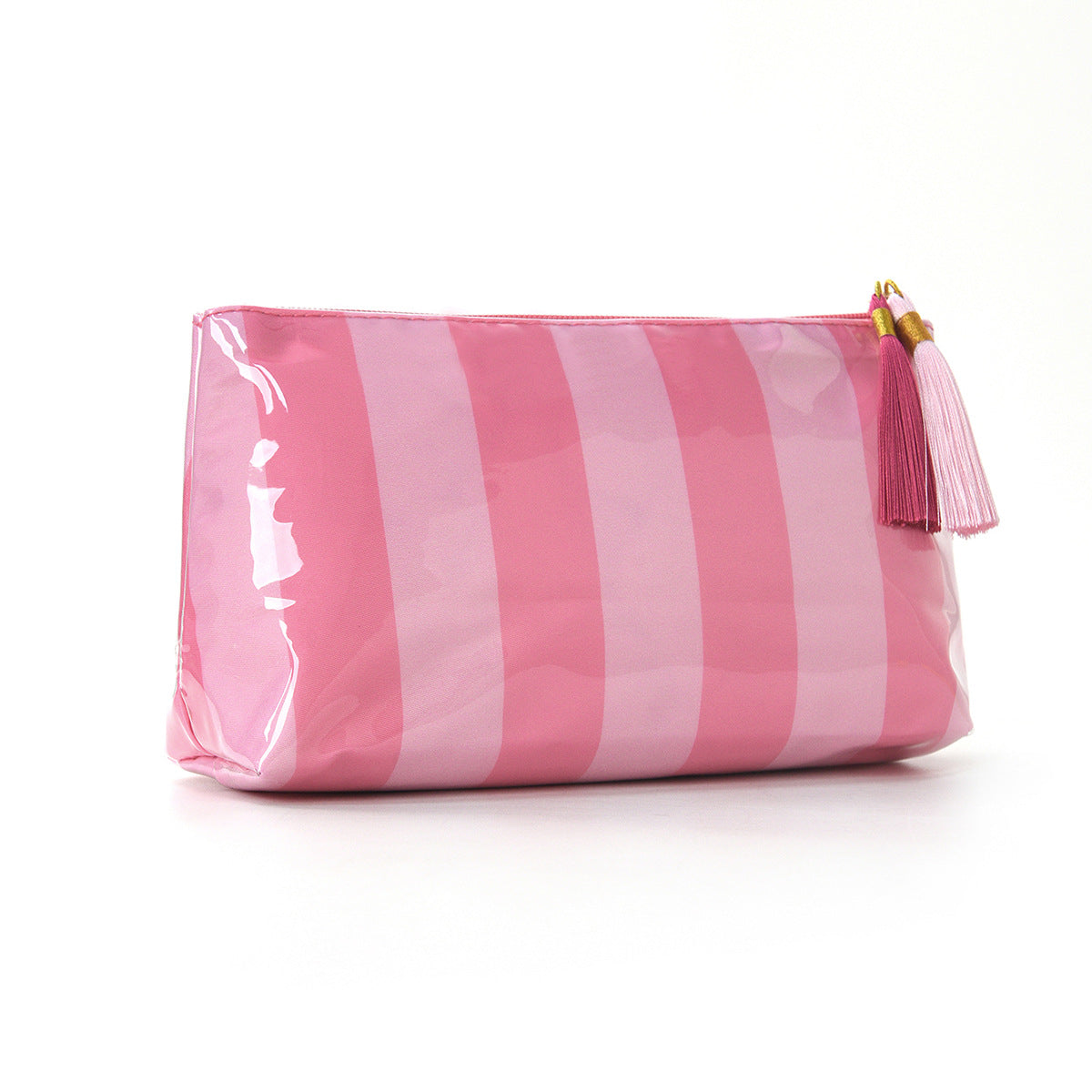 Chic Striped Large Capacity Waterproof Cosmetic Bag MK2BLW6C5CO14