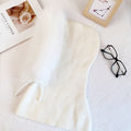 Knit Hooded Scarf Cap - DippedShop Wholesale - #3075