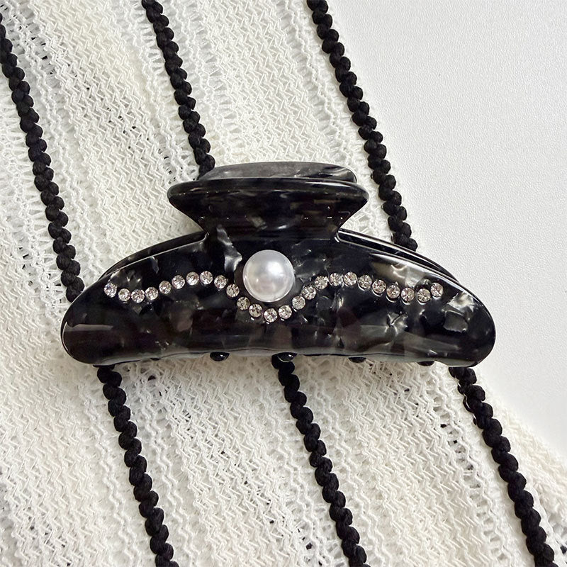 Retro Pearl Rhinestones Acetat - DippedShop Wholesale - #8675