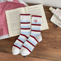 Striped Slouchy Socks - DippedShop Wholesale - #0467