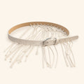 Bohemian Hand-Woven Mesh Macrame Tassel Belt 6W6JBT236