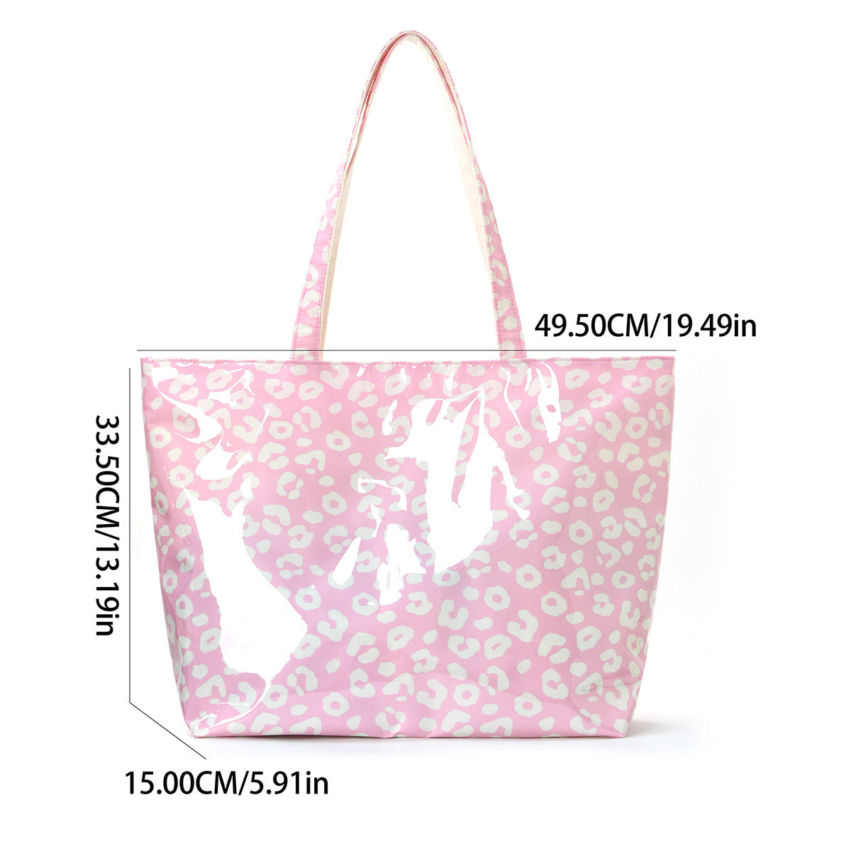 Vintage Leopard Large Capacity Tote Bag MK2BLW6W10BBG554