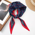 Trendy Flower Print Cotton Neckerchief Head Scarf MK2BW6W6NSI12