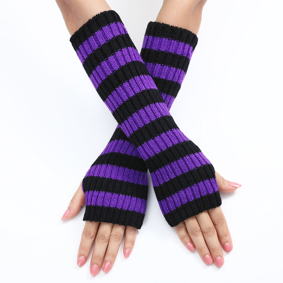 Fingerless Arm Warmers Gloves - DippedShop Wholesale - #1763